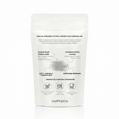 HAPPYBATH PEELİNG ANTİBAKTERİYEL DUŞ HAVLUSU